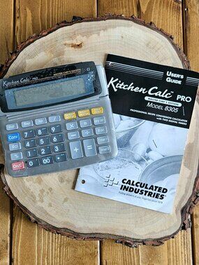 Kitchen Calc Pro Master Chef’s Edition Model 8305 • New & Unopened - NWOT